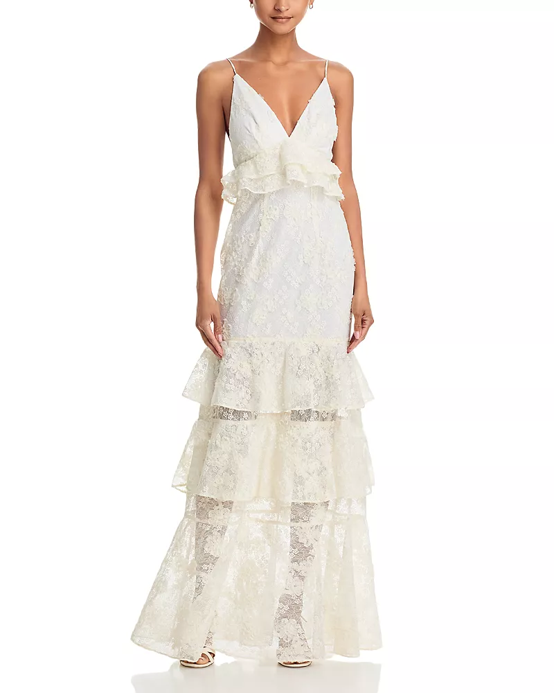 Black Halo Eris Maxi Dress