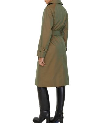 Long Gabardine Car Coat
