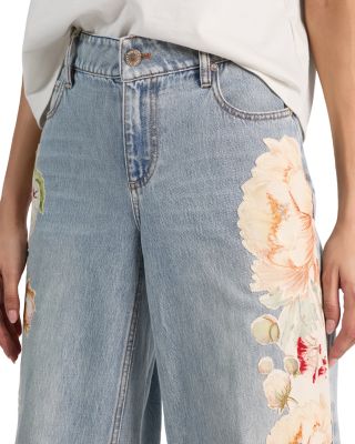 Amazing Low Rise Baggy Jeans in Silver Light Wash