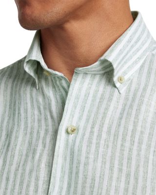 Linen Stripe Sport Shirt