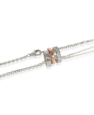 Love 18k White Gold/Rose Gold Necklace