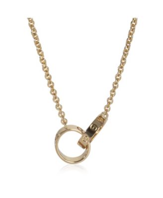 Love 18k Yellow Gold Necklace