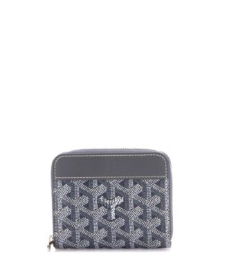 PM Matignon Zip Wallet Coated Canvas with Leather