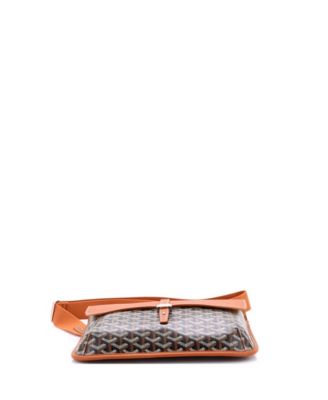 Coursier Messenger Bag Coated Canvas and Leather