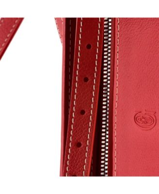 Hirondelle Shoulder Bag Coated Canvas and Leather