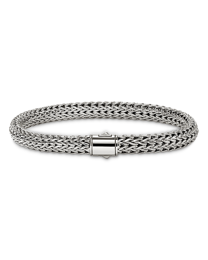 John Hardy Sterling Silver Icon Woven Link Bracelet, 6.5mm