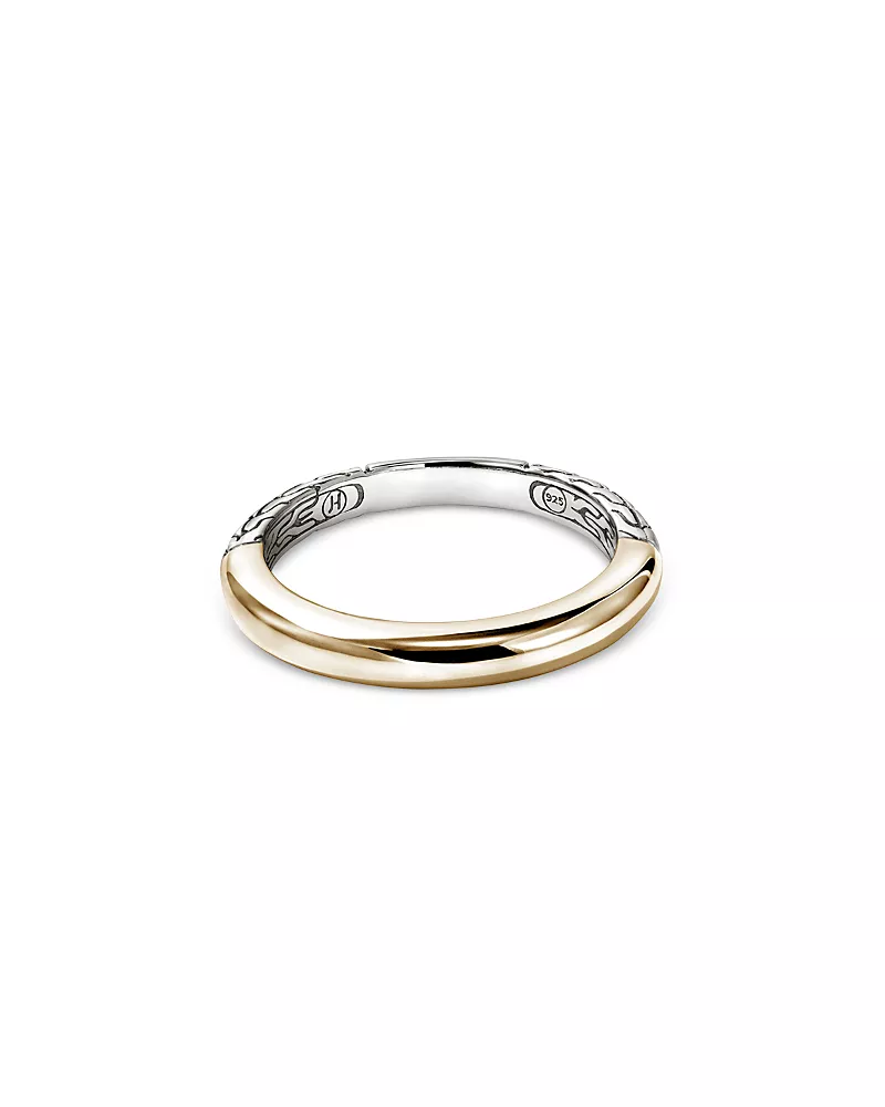 John Hardy 14K Yellow Gold & Sterling Silver Jh Essentials Two-Tone Band