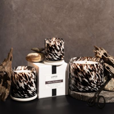 Saffron Sandalwood 3-Wick Candle, 30 oz.