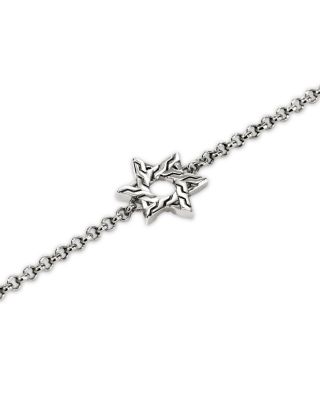 Sterling Silver JH Essentials Star of David Link Bracelet