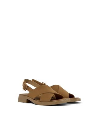  Women's Dana Leather X-Strap Sandal