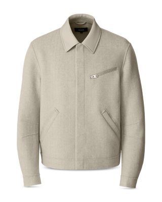 Hayes-HB Double-Face Wool Workwear Jacket in Herringbone