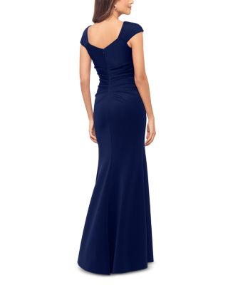 Asymmetric Neck Scuba Dress - Exclusive