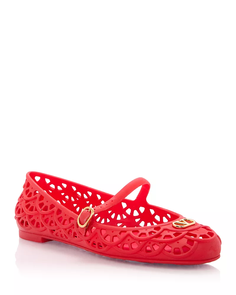 Valentino Garavani Women's Pm Embellished Ballet Flats