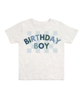 Boys' Birthday Boy Checker Short Sleeve T-Shirt - Baby, Little Kid