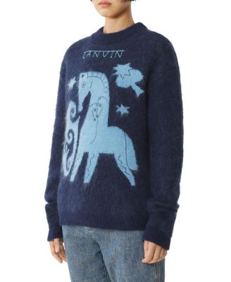 Lunar Year Jacquard Mohair Sweater