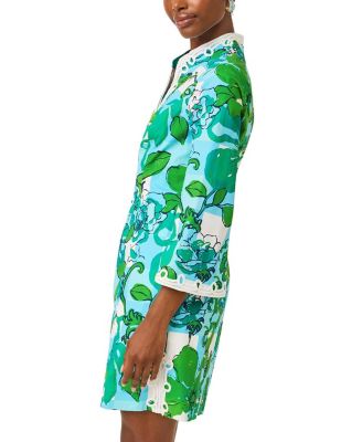  Shealyn 3/4 Sleeve Stretch Cotton Dress