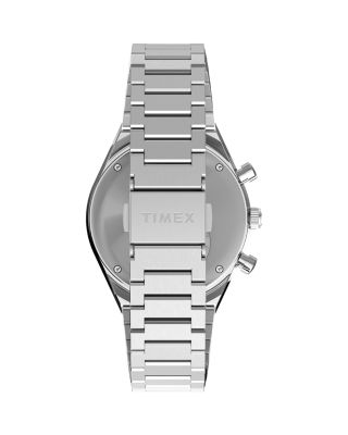 Q Timex Chronograph Stainless Steel Bracelet Watch, 40mm