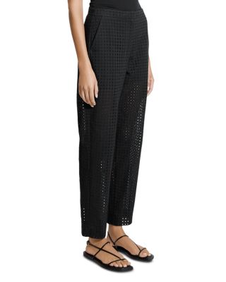 Eyelet Embroidered Pants
