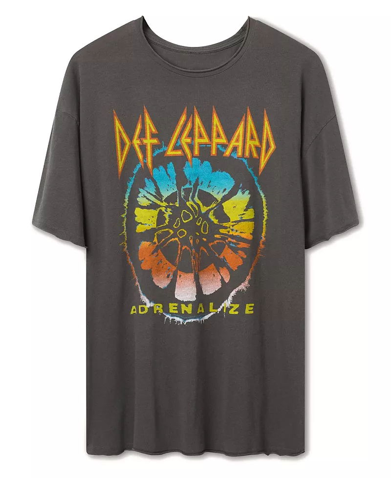 Junk Food Clothing Unisex Def Leppard Adrenalize Biggie Tee