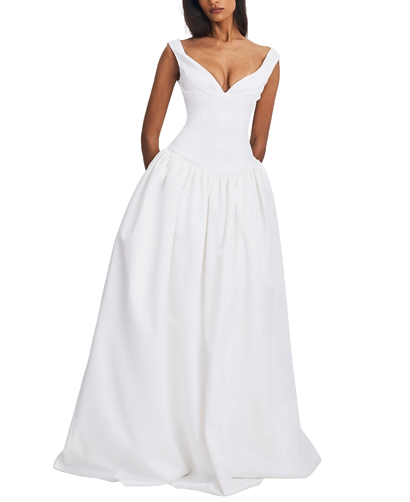 Miss Circle Siena Satin Sweetheart Wedding Gown