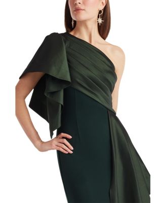 Santa Fe Draped Flounce Gown