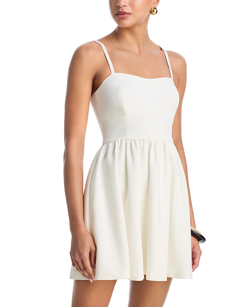French Connection Whisper Multi Seam Strappy Mini Dress