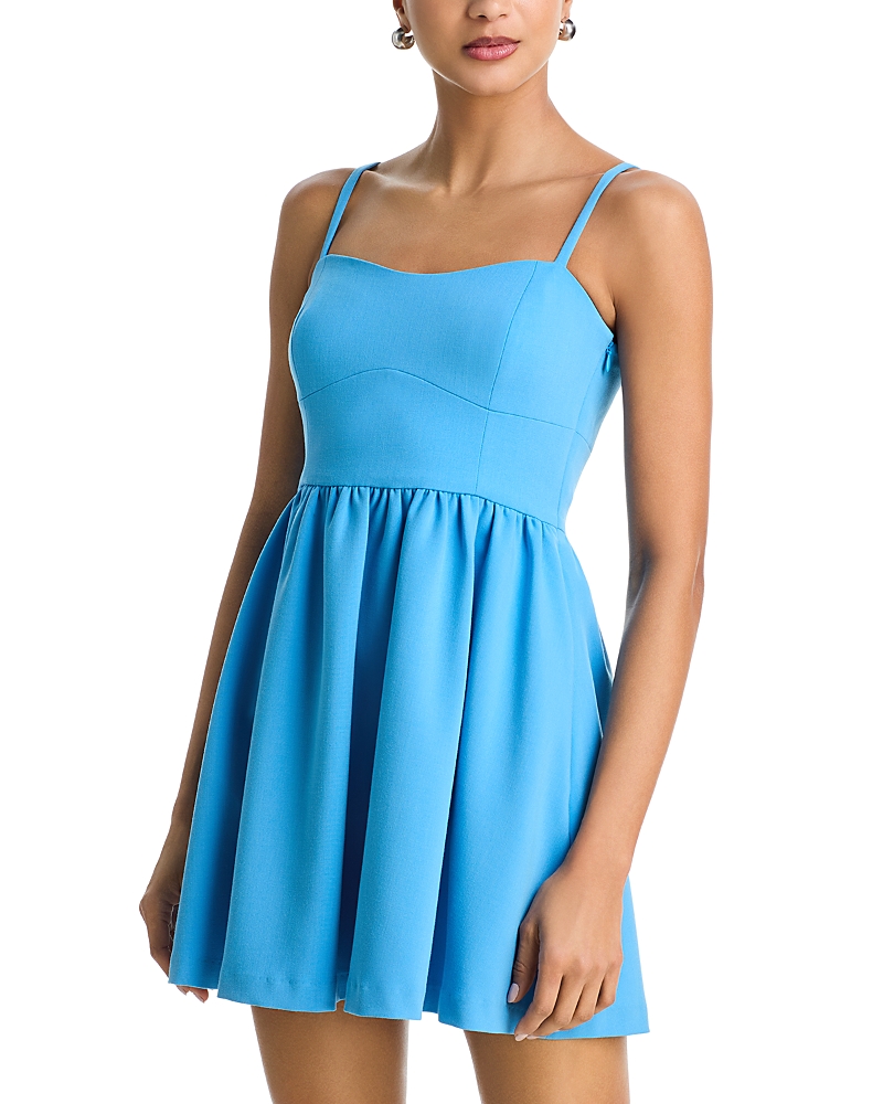 French Connection Whisper Multi Seam Strappy Mini Dress