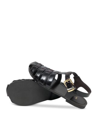 Women's Multi Strap Leather Sandals