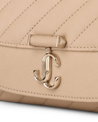 Avenue Curve Leather Wallet on Chain