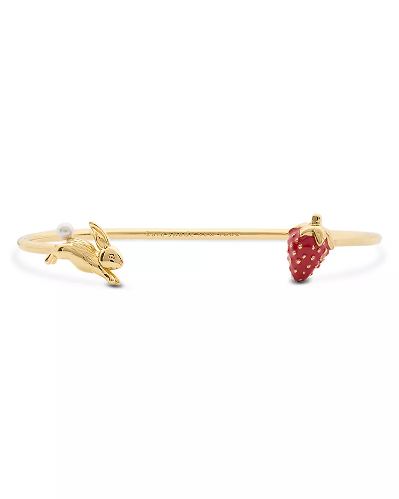 kate spade new york Secret Garden Strawberry Cuff Bracelet
