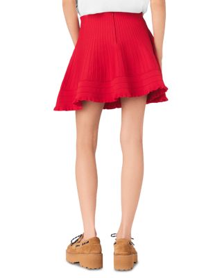 Compact Knit Short Skirt