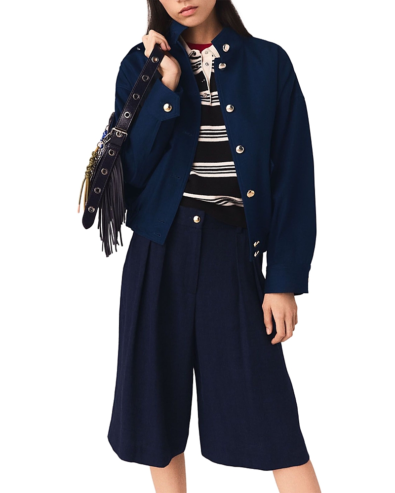 Maje Cotton Bomber Jacket