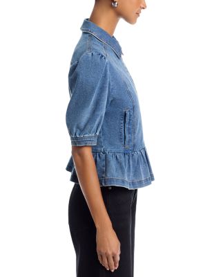 Delancy Jean Jacket in Denim