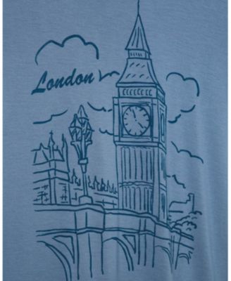  Women's London Big Ben Vintage Tissue Tee