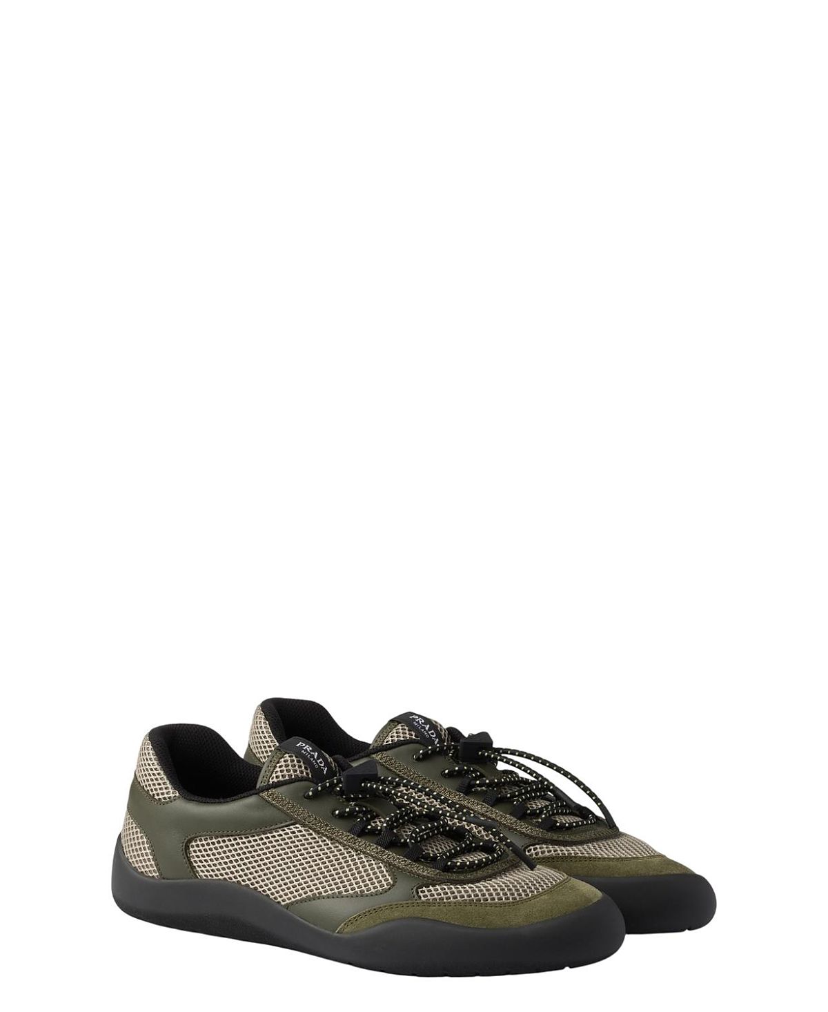 Prada Women's Speedrock Mesh Fabric Sneakers