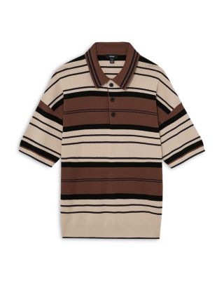Relaxed Fit Stripe Polo Shirt