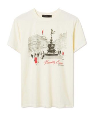  Women's Piccadelly Circus London Vintage Tee