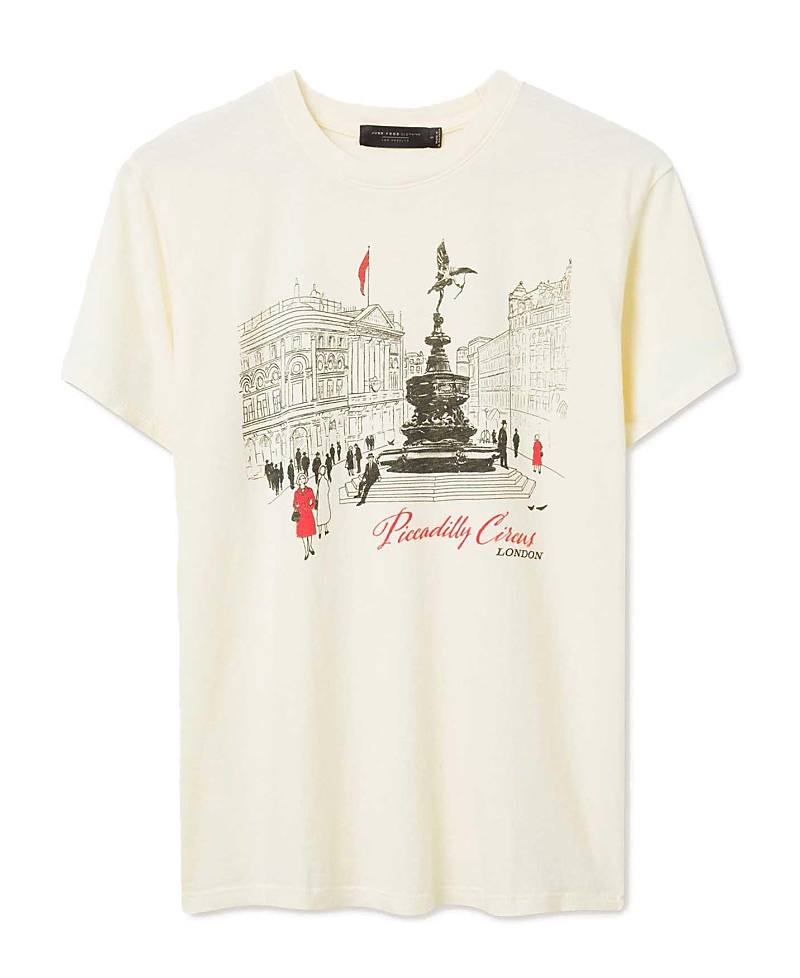 Junk Food Clothing Women's Piccadelly Circus London Vintage Tee