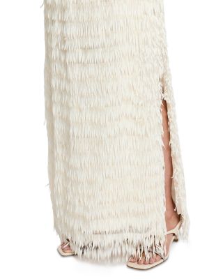 Long Fringe Skirt