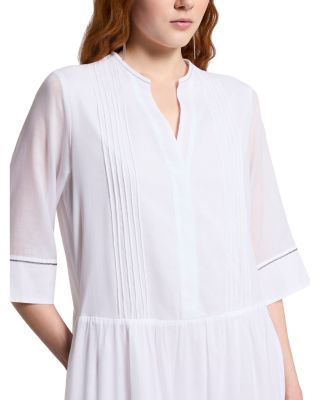 Midi Split Neck Dress