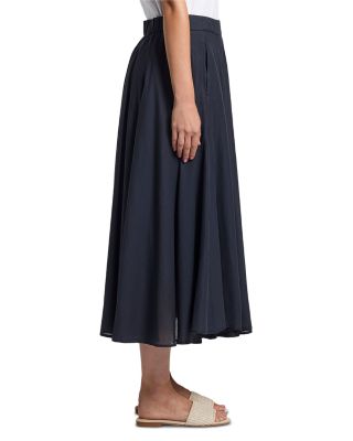 Pleated Midi Skirt
