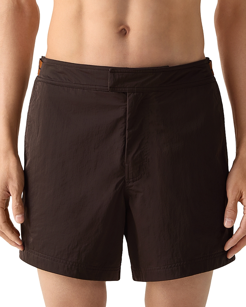 Zegna Road Brand Mark Rio Swim Trunks
