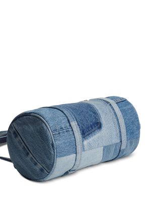 Medium Denim Barrel Bag