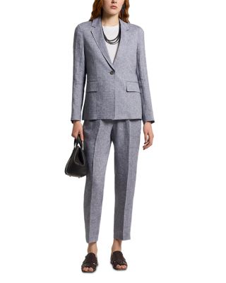 Single Breasted Linen Blazer