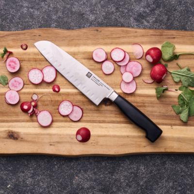 Zwilling Twin Four Star 7" Santoku Hollow Edge