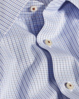 Trim Fit Dobby Check Dress Shirt