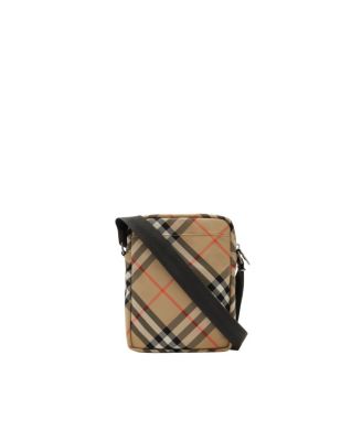  Check North South Crossbody Bag