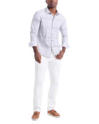 Hammersmith Abstract Pattern Knit Shirt