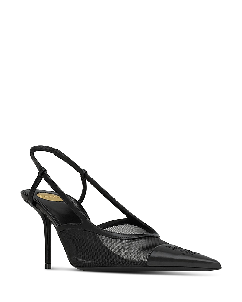 Saint Laurent Women's RenAAE Slingback Pumps