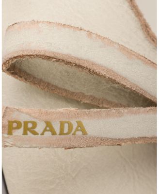  Women's Antiqued Leather Ballerinas